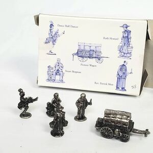 Liberty Falls Americana Pewter AH54 Pioneer Wagon Set